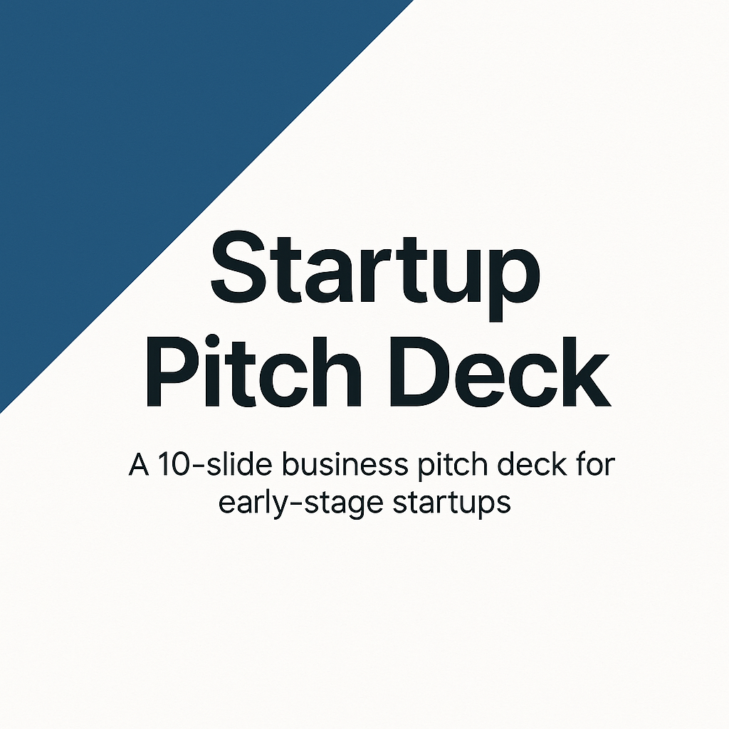 Startup Pitch Deck